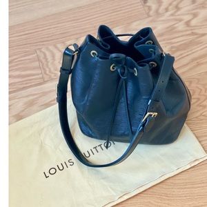 Louis Vuitton Vintage Black Epi Petit Noé Bag